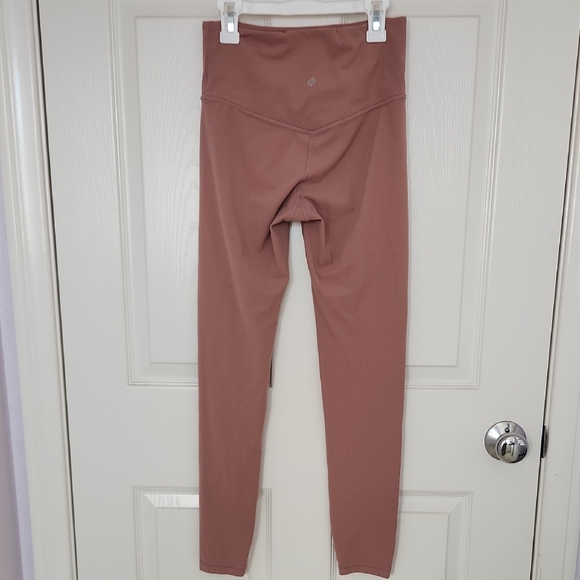 Athleta Ultra High Rise Elation 7/8 Tights - NWOT Dusty Rose - Picture 2 of 7
